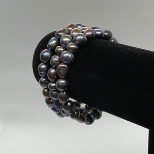 Gray Pearl Bracelet